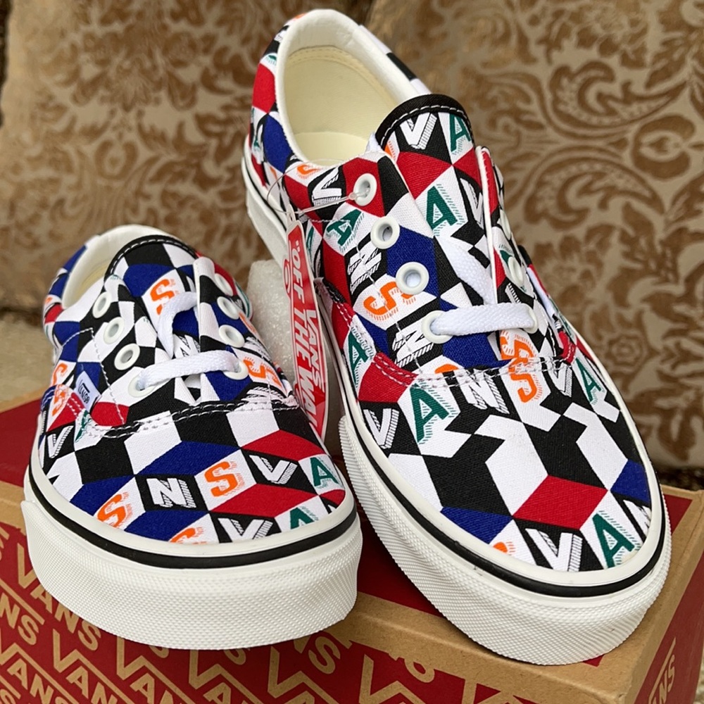 Vans Era Checker Cube Multi/True White WMNS - Picture 9 of 16